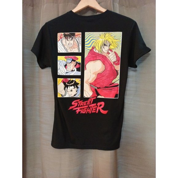 Women's Capcom Street Fighter Gamer Black T-shirt Size Small - Picture 5 of 6